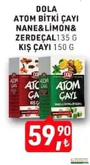 DOA ATOM BİTKİ ÇAYI 135 G fiyat ve kampanya bilgisi